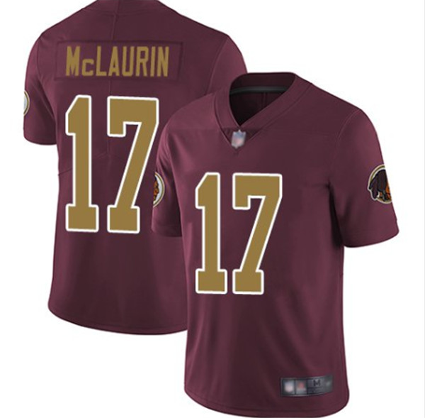 Men's Washington Football Team #17 Terry McLaurin Red Color Rush Limited Stitched NFL Jersey